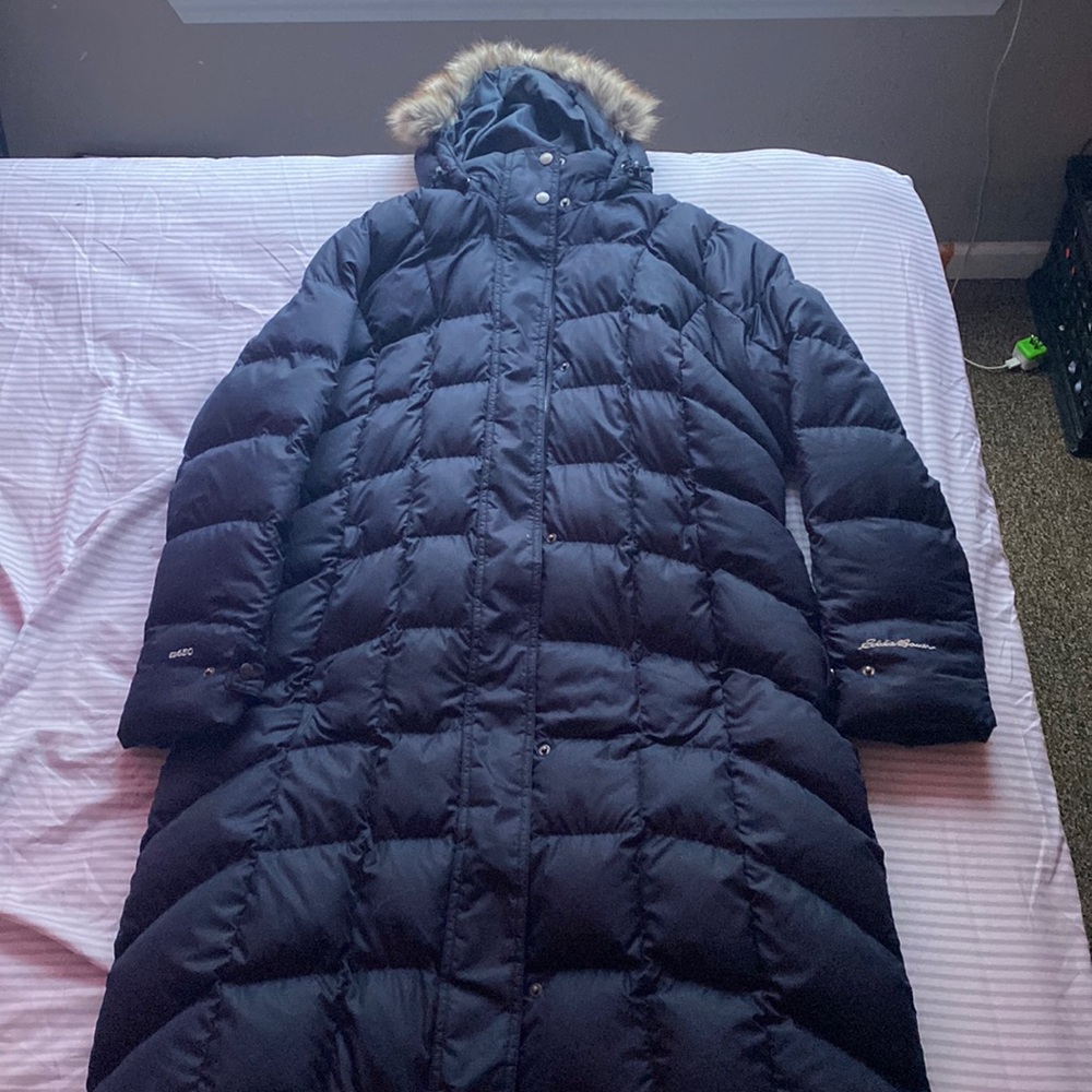 Womens size XL, Eddie Bauer, Navy Blue, Never worn other than to try on no tags